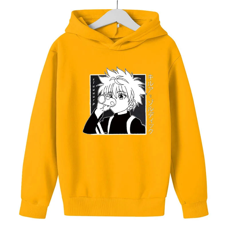 Hoodies For Girls 14 Years Old Pullover Sweatshirts For Boy Child clothes Oversized Hoodie Anime Cotton Clothes GhostBlade