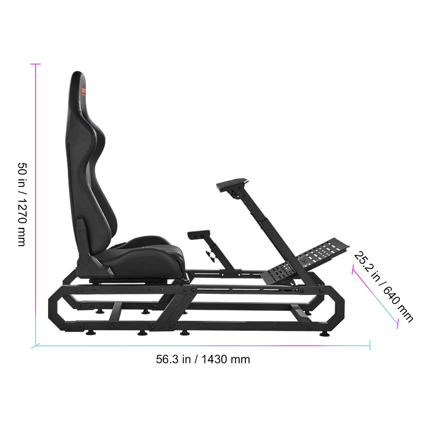 VEVOR Heavy Duty Racing Wheel Stand for Logitech G923/G920/G29 Max330LBS Compact