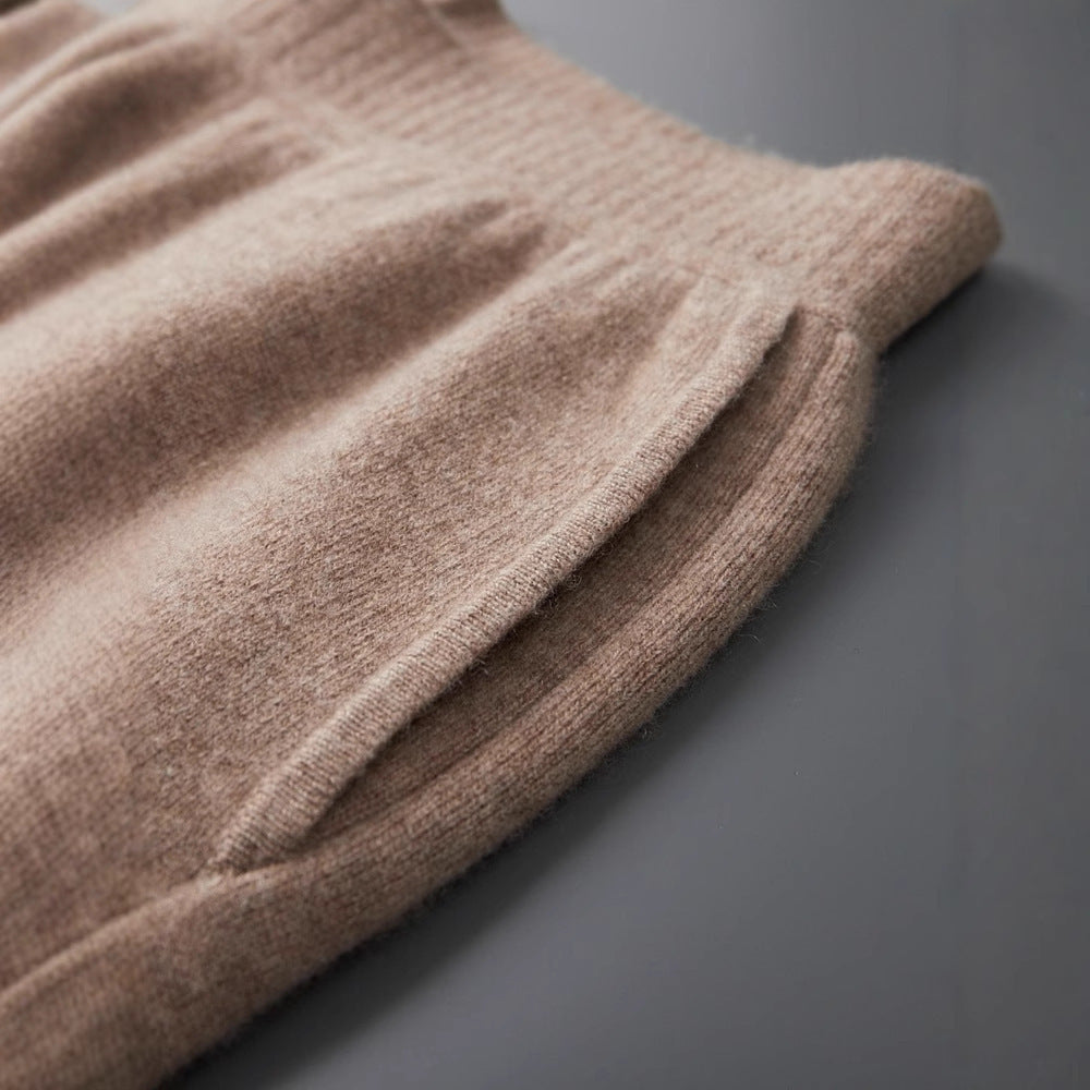 Men's Thick Cashmere Pants High Waist MerchMallow