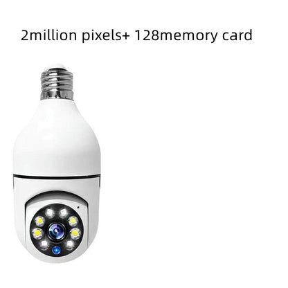 WiFi CAMERA 1080P Bulb 4X Zoom Camera E27 Home 5GWiFi Alarm Monitor MerchMallow