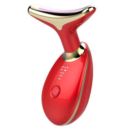 EMS Thermal Neck Lifting And Tighten Massager Electric Microcurrent Wrinkle Remover MerchMallow