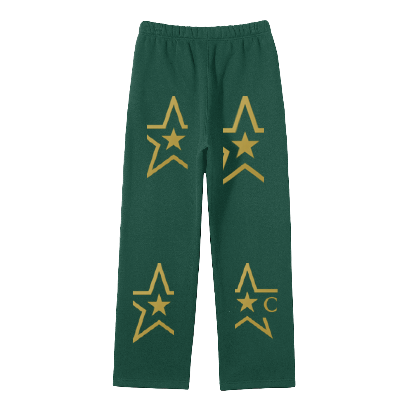 CE Unisex Solid Color Fleece Straight Leg Pants