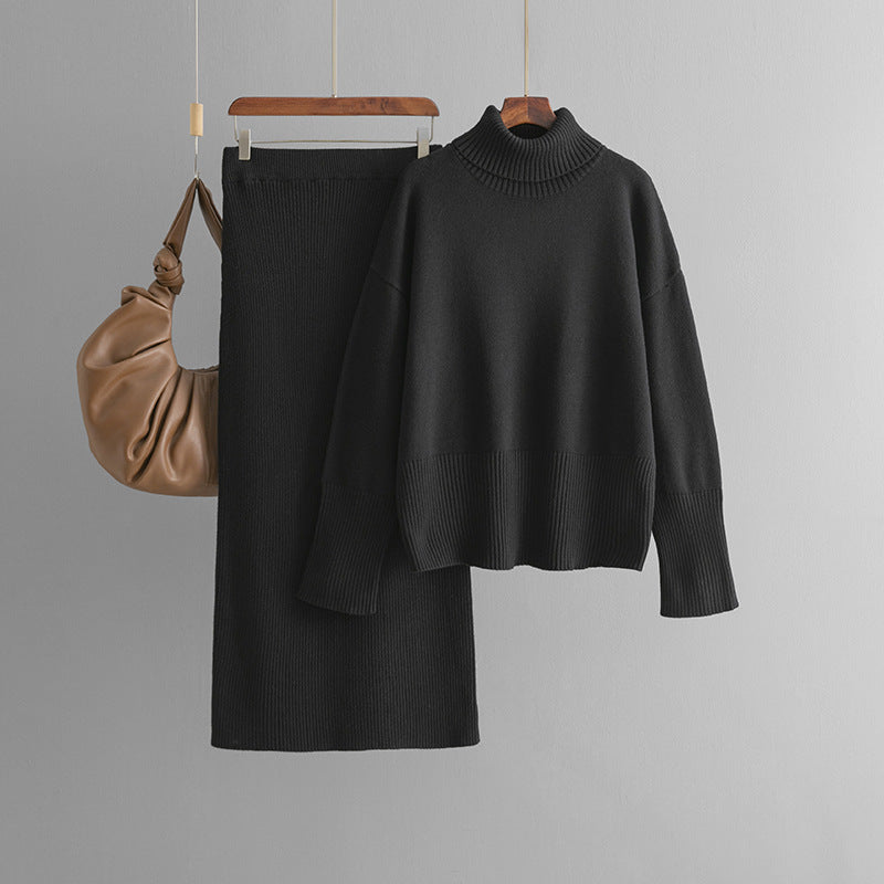 Autumn And Winter European And American Knitting Suit Women MerchMallow