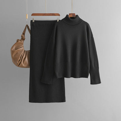 Autumn And Winter European And American Knitting Suit Women MerchMallow