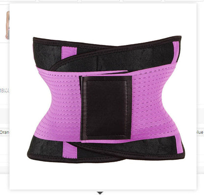 Waist Trimmer Belt Body Shaper Abdominal Trainer Weight Loss Fat Burning Straps MerchMallow