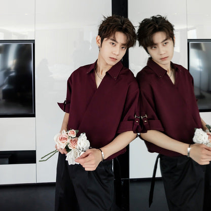 Men's High-grade Casual Loose And Simple Shirt MerchMallow