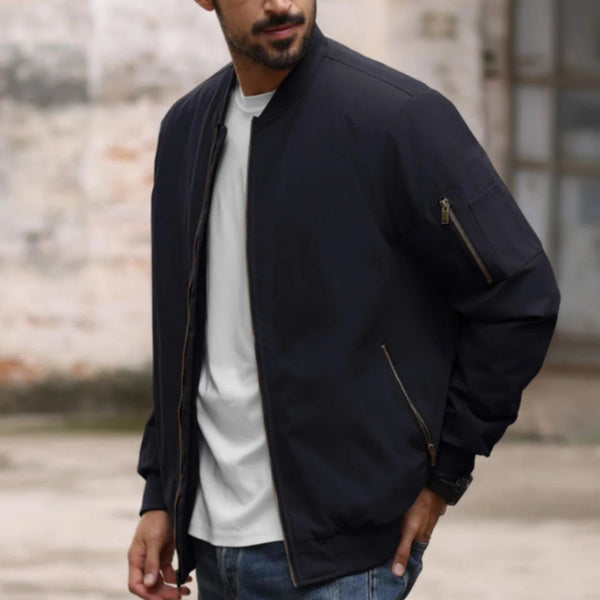 Plus Size Fat Guy Sports Casual Cotton Jacket MerchMallow