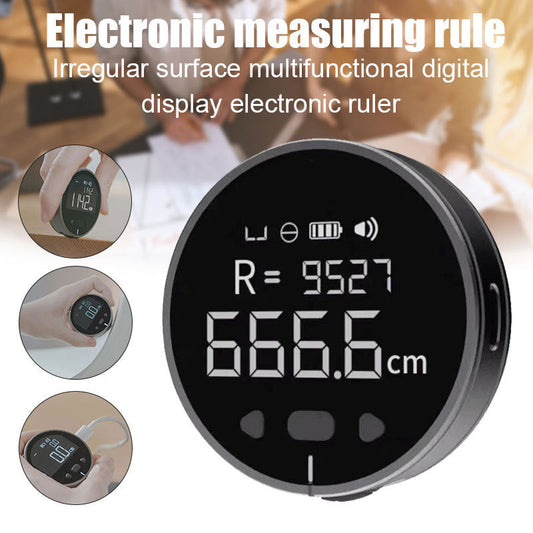 Distance Measuring Instrument Electronic Measuring Ruler Tape Measure High Definition Digital LCD High Precision Electronic Measuring Ruler Tool MerchMallow