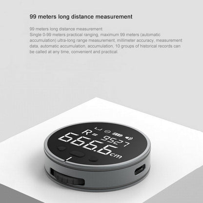 Distance Measuring Instrument Electronic Measuring Ruler Tape Measure High Definition Digital LCD High Precision Electronic Measuring Ruler Tool MerchMallow