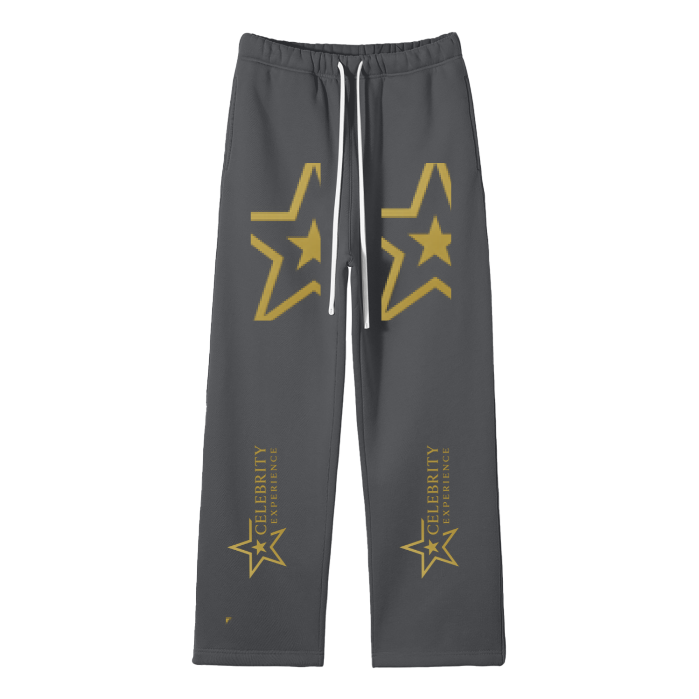 CE Unisex Solid Color Fleece Straight Leg Pants