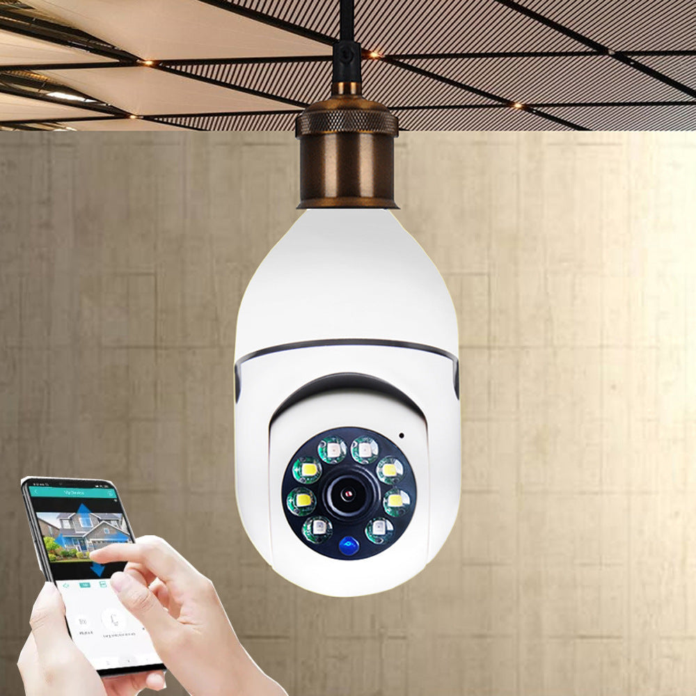 WiFi CAMERA 1080P Bulb 4X Zoom Camera E27 Home 5GWiFi Alarm Monitor MerchMallow