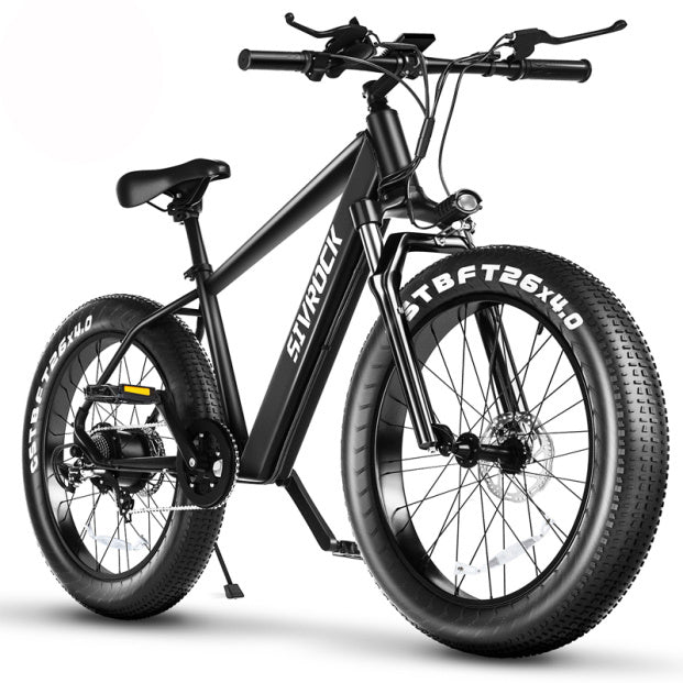 Professional Electric Bike For Adults, 26 X 4.0 Inches Fat Tire Electric Mountain Bicycle, 1000W Motor 48V 15Ah Ebike For Trail Riding, Excursion And Commute, UL And GCC Certified MerchMallow