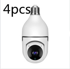 WiFi CAMERA 1080P Bulb 4X Zoom Camera E27 Home 5GWiFi Alarm Monitor MerchMallow