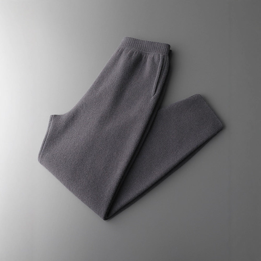 Men's Thick Cashmere Pants High Waist MerchMallow
