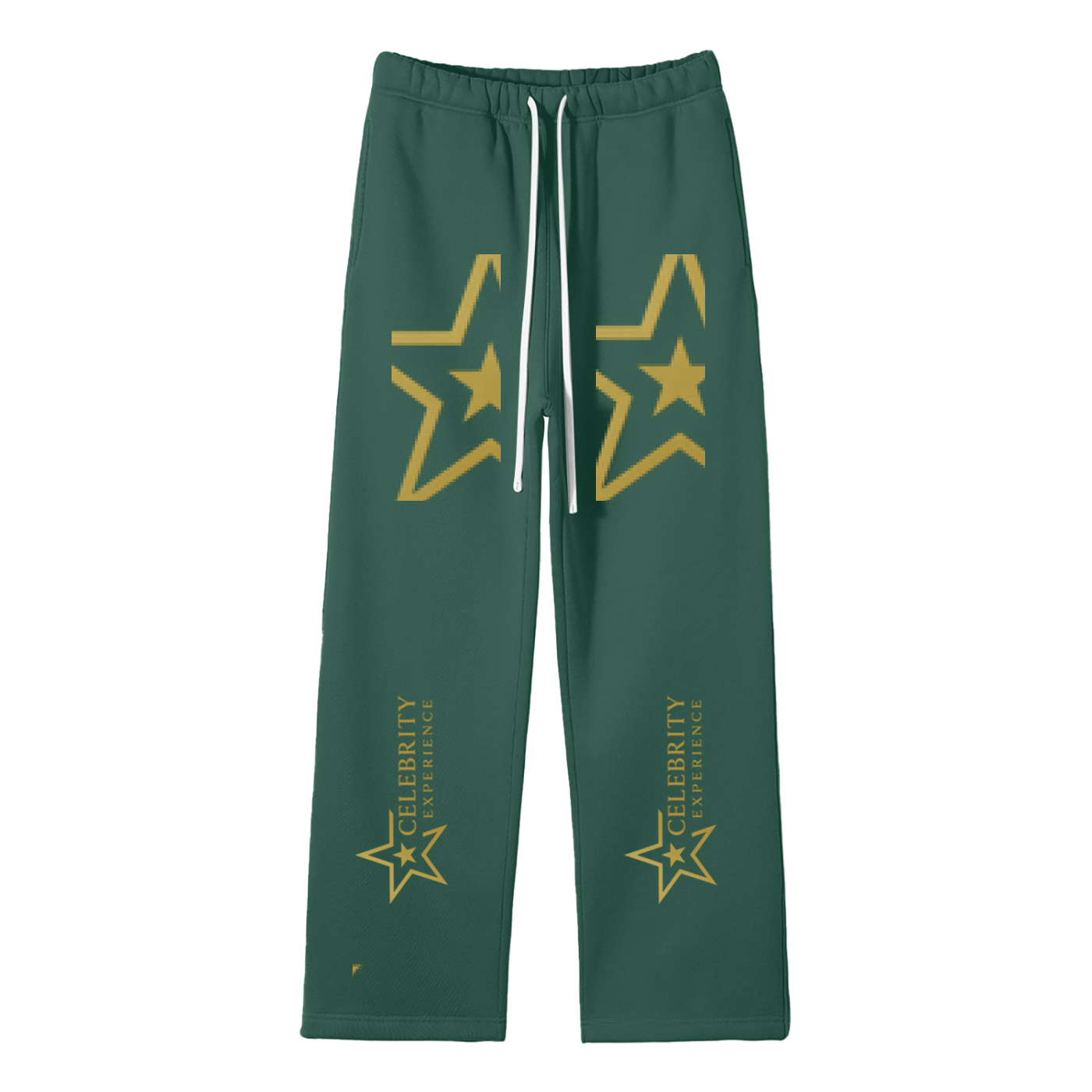 CE Unisex Solid Color Fleece Straight Leg Pants