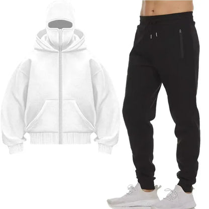 Hoodies Sets Men Clothing Fashion Autumn/Winter Designer Clothing Hooded Jacket + Pants Suit Jogging Sportswear Two-piece Suit