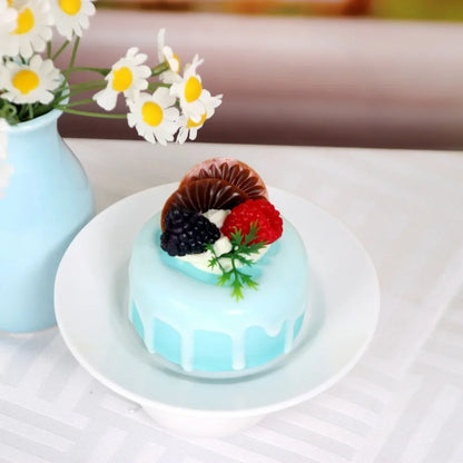 Artificial Fruit Cake Cream Jam Fake Cake  Dessert Model Decoration Home Decor