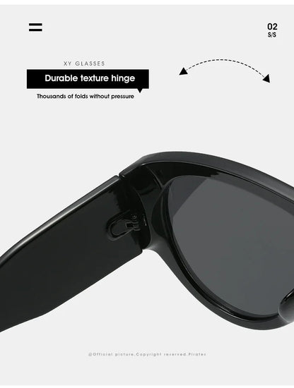 Fashion Pilot Sunglasses Women Brand Designer Large Frame Ins UV400 Ladies Shades Glasses