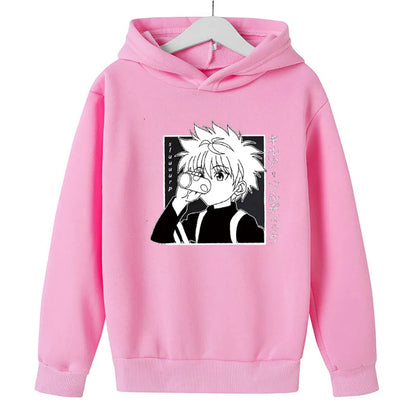 Hoodies For Girls 14 Years Old Pullover Sweatshirts For Boy  Child clothes Oversized Hoodie Anime Cotton Clothes GhostBlade