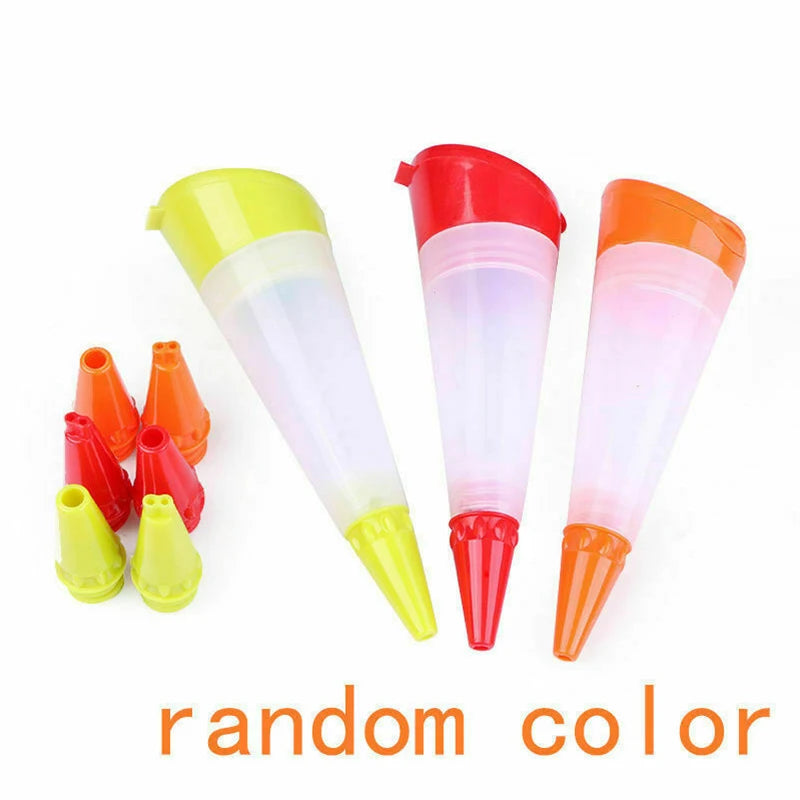 1PC Food Writing Pen Chocolate & Cake Decorating Tools Cream Cup Cookie Icing Piping Pastry Nozzles Kitchen Baking Accessories