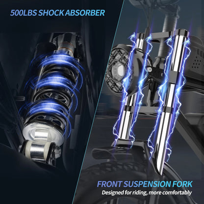 20-inch E-Bike mountain off-road cycling bicycle with 1000W powerful motor 48V-20ah energy-saving battery urban electric bicycle