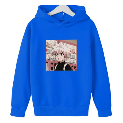 Hoodies For Girls 14 Years Old Pullover Sweatshirts For Boy  Child clothes Oversized Hoodie Anime Cotton Clothes GhostBlade