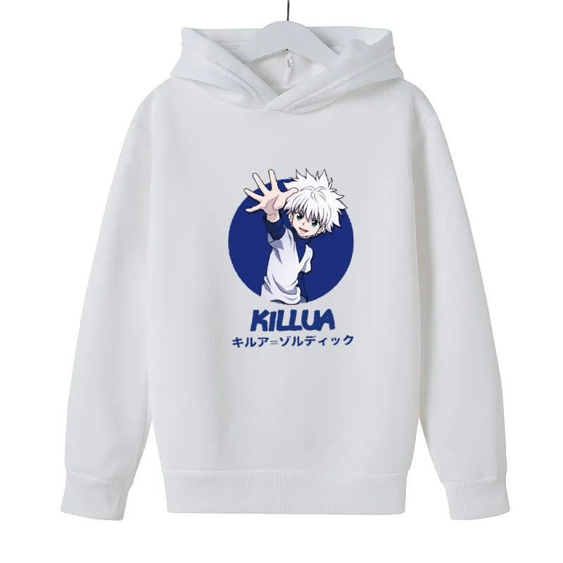 Hoodies For Girls 14 Years Old Pullover Sweatshirts For Boy  Child clothes Oversized Hoodie Anime Cotton Clothes GhostBlade