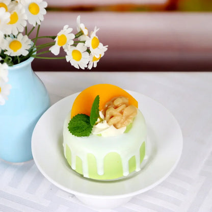 Artificial Fruit Cake Cream Jam Fake Cake  Dessert Model Decoration Home Decor