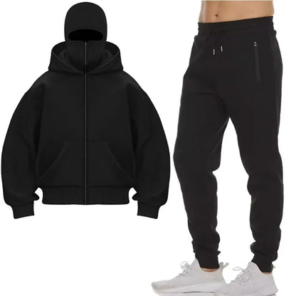 Hoodies Sets Men Clothing Fashion Autumn/Winter Designer Clothing Hooded Jacket + Pants Suit Jogging Sportswear Two-piece Suit