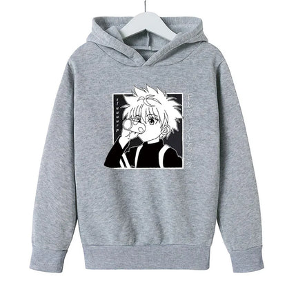 Hoodies For Girls 14 Years Old Pullover Sweatshirts For Boy  Child clothes Oversized Hoodie Anime Cotton Clothes GhostBlade