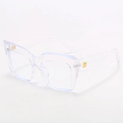 Oversized Square Women's Glasses Frames Fashion Black Anti Blue Light Eyeglasses Optical Lenses Female Luxury Brand Big Eyewear