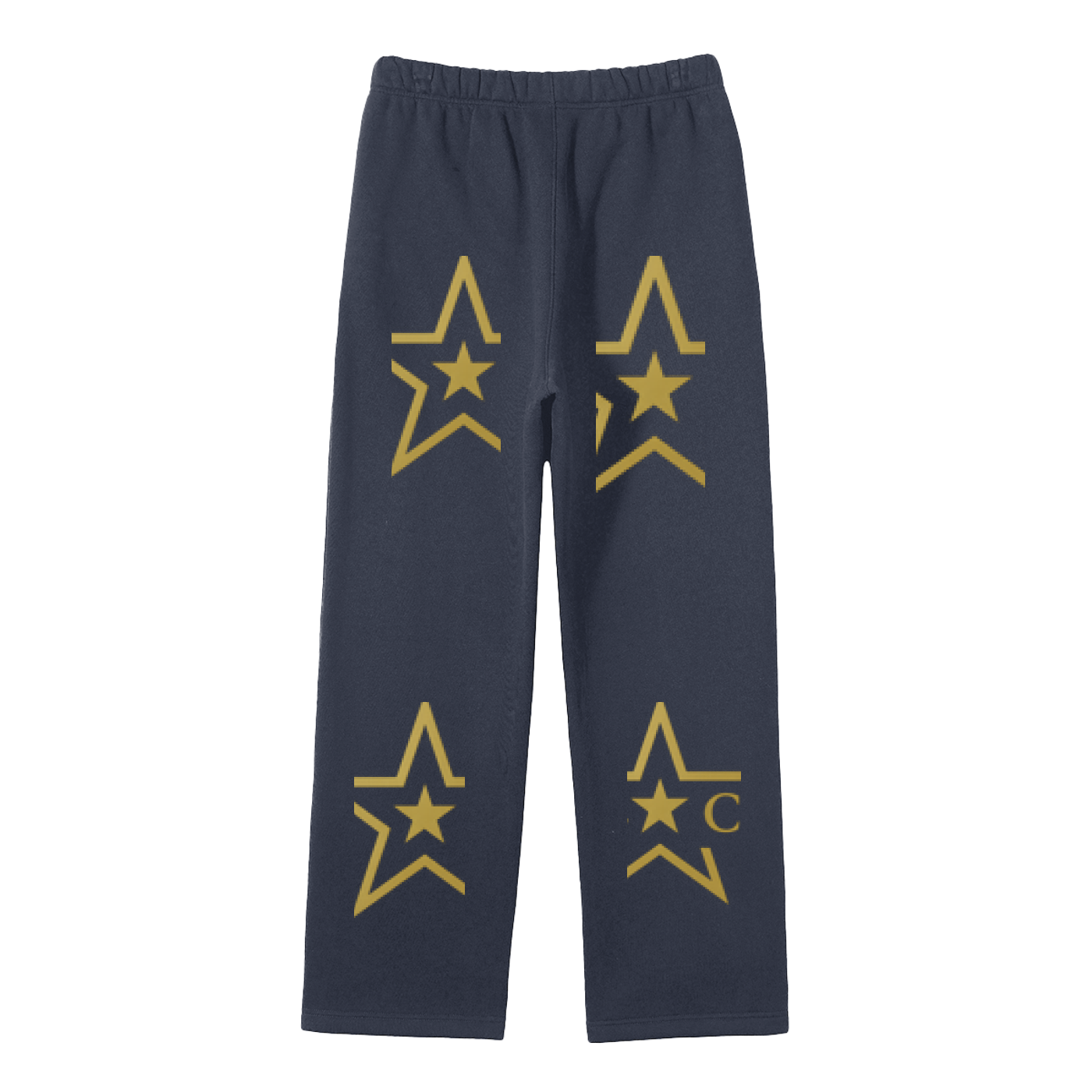 CE Unisex Solid Color Fleece Straight Leg Pants