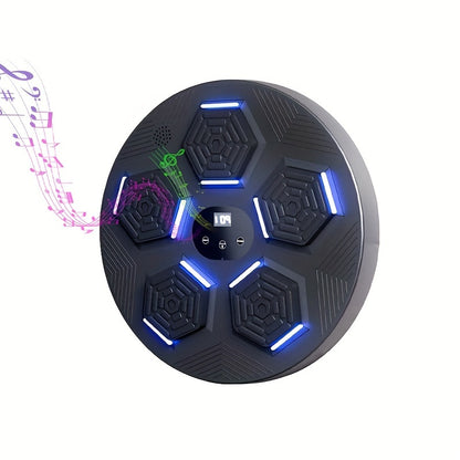Boxing target, musical boxing machine, training punch equipment, wall mounted boxing machine, boxing exercise machine, gift giving, summer sports, target for home training boxing, plays music and connects to musical boxing ma