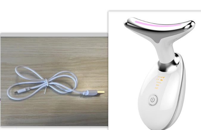 EMS Thermal Neck Lifting And Tighten Massager Electric Microcurrent Wrinkle Remover MerchMallow