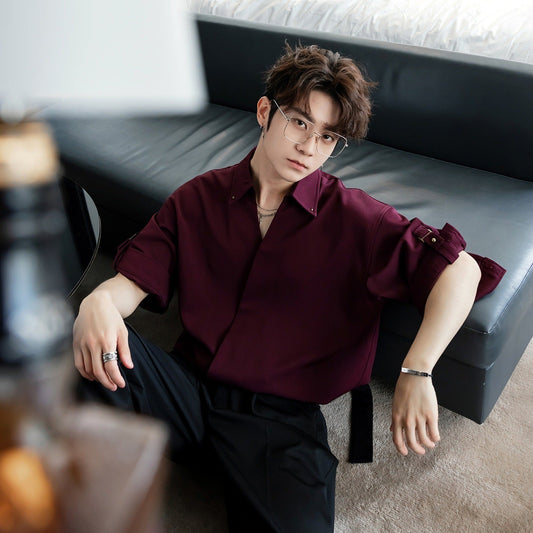 Men's High-grade Casual Loose And Simple Shirt MerchMallow