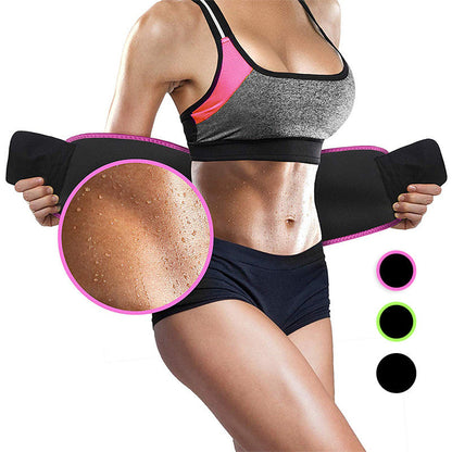Waist Trimmer Belt Body Shaper Abdominal Trainer Weight Loss Fat Burning Straps MerchMallow
