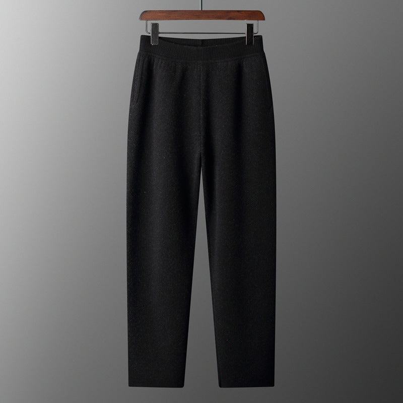 Men's Thick Cashmere Pants High Waist MerchMallow