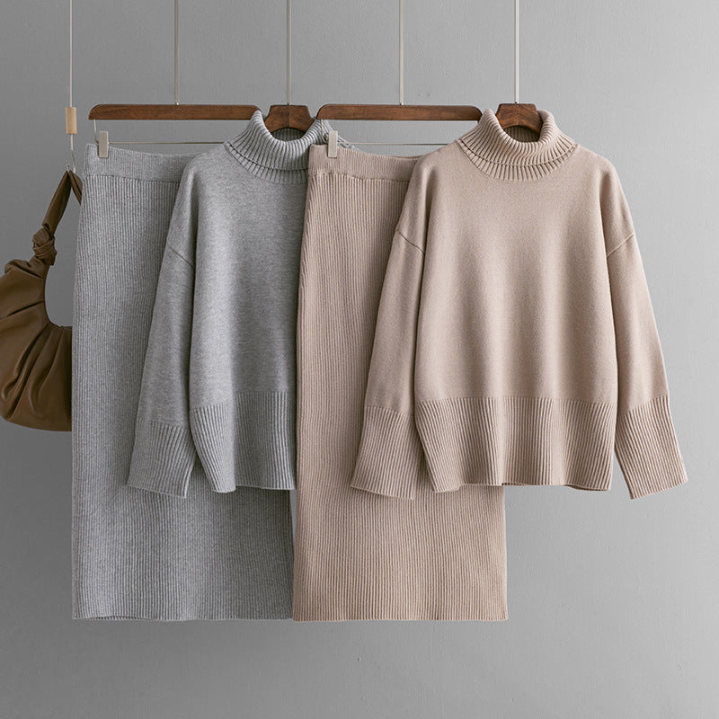 Autumn And Winter European And American Knitting Suit Women MerchMallow