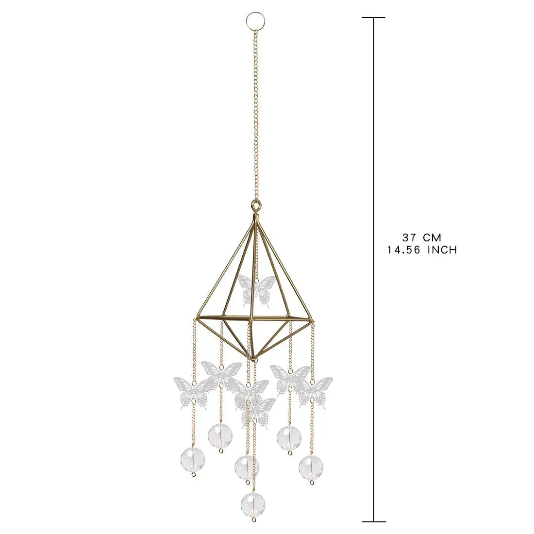 Golden Air Rack Sun Catcher with AB Crystal Pendant Celebrity Goods