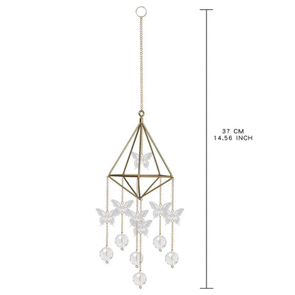 Golden Air Rack Sun Catcher with AB Crystal Pendant Celebrity Goods