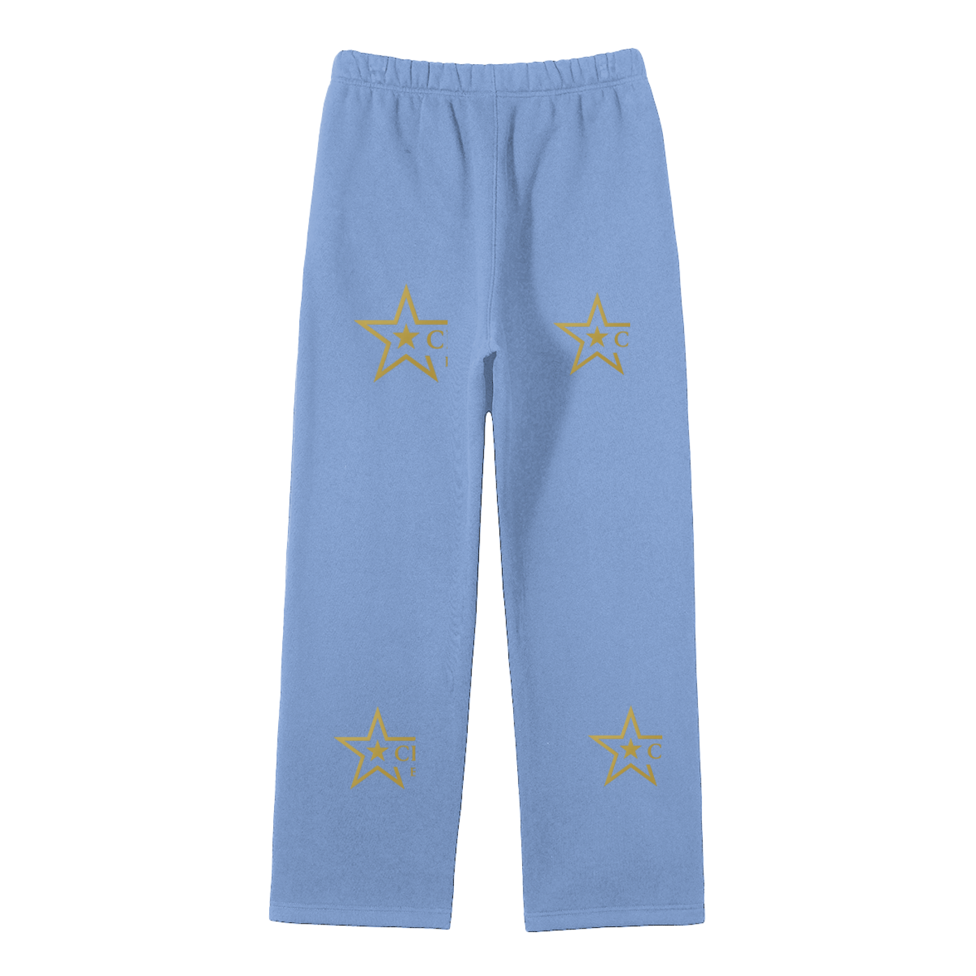 CE Unisex Solid Color Fleece Straight Leg Pants