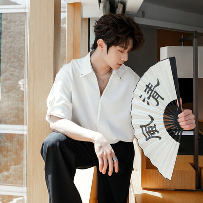 Men's High-grade Casual Loose And Simple Shirt MerchMallow