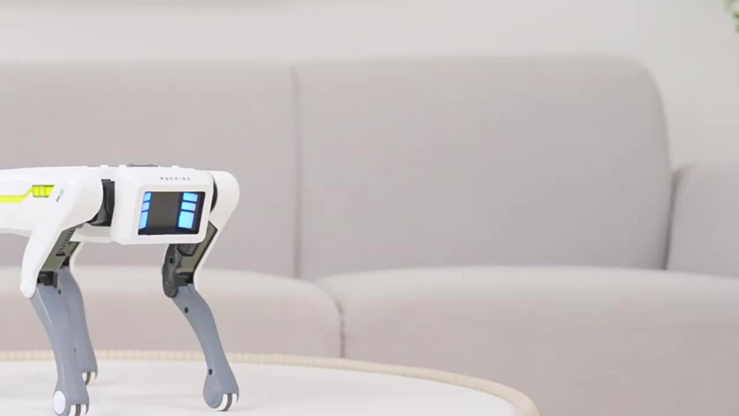 Intelligent Robot Dog, 2.4GHz Remote Control Toy Dog, With A Maximum Remote Control Distance Of 99Ft, AI Voice Control Can Be Connected, Programming Actions To Mobile Apps, Can Dance, Telling Stories, Perform A Dance, Program