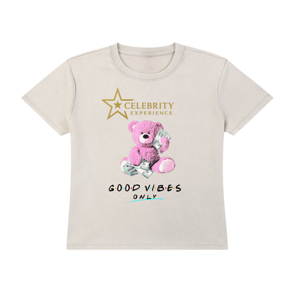 CE ROCKSTAR Vintage Wash Drop Shoulder T-shirt