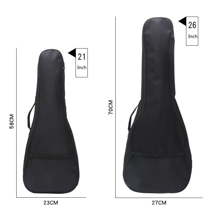 Ukulele Black And Cotton Bag Oxford Cloth Waterproof Piano Bag MerchMallow