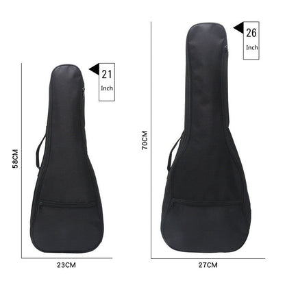 Ukulele Black And Cotton Bag Oxford Cloth Waterproof Piano Bag MerchMallow