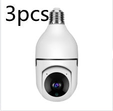 WiFi CAMERA 1080P Bulb 4X Zoom Camera E27 Home 5GWiFi Alarm Monitor MerchMallow