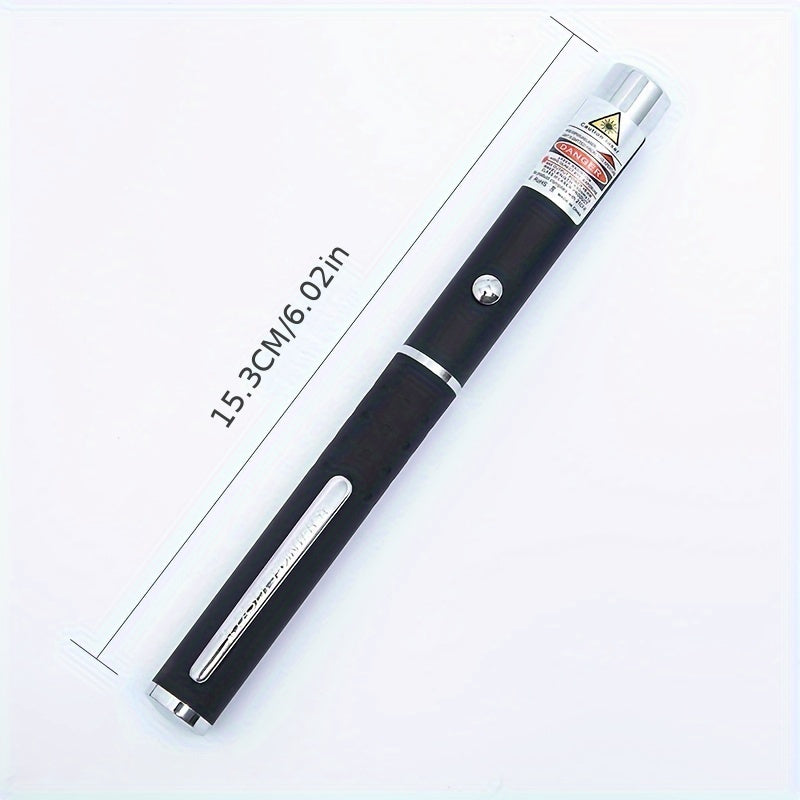 2PCS Green Laser Pointer Long Range Dot Clicker Toy Pen For Indoor Interactive Teaching, Cat Toys Pointer, Puppy Kitten Lazer Toy, Bright Clicker For Dog Cat Training Exercise