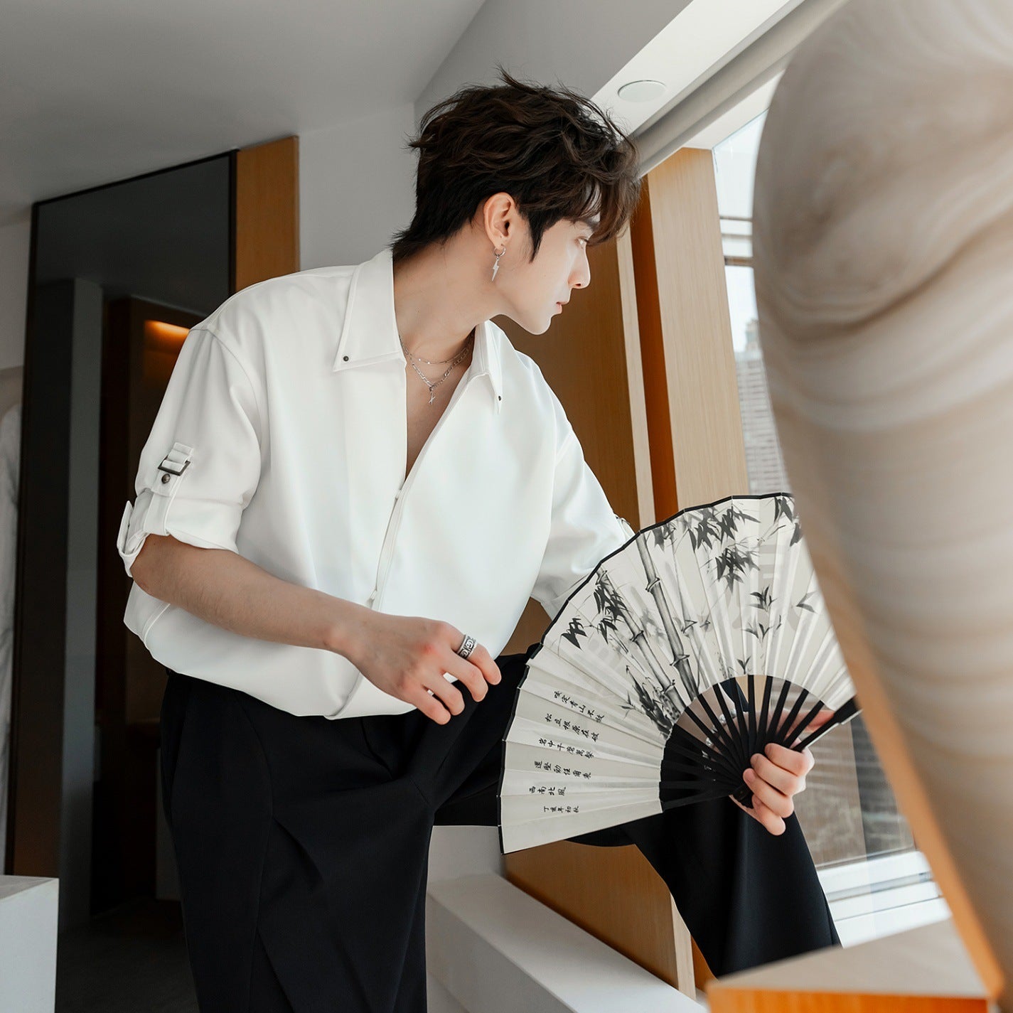 Men's High-grade Casual Loose And Simple Shirt MerchMallow