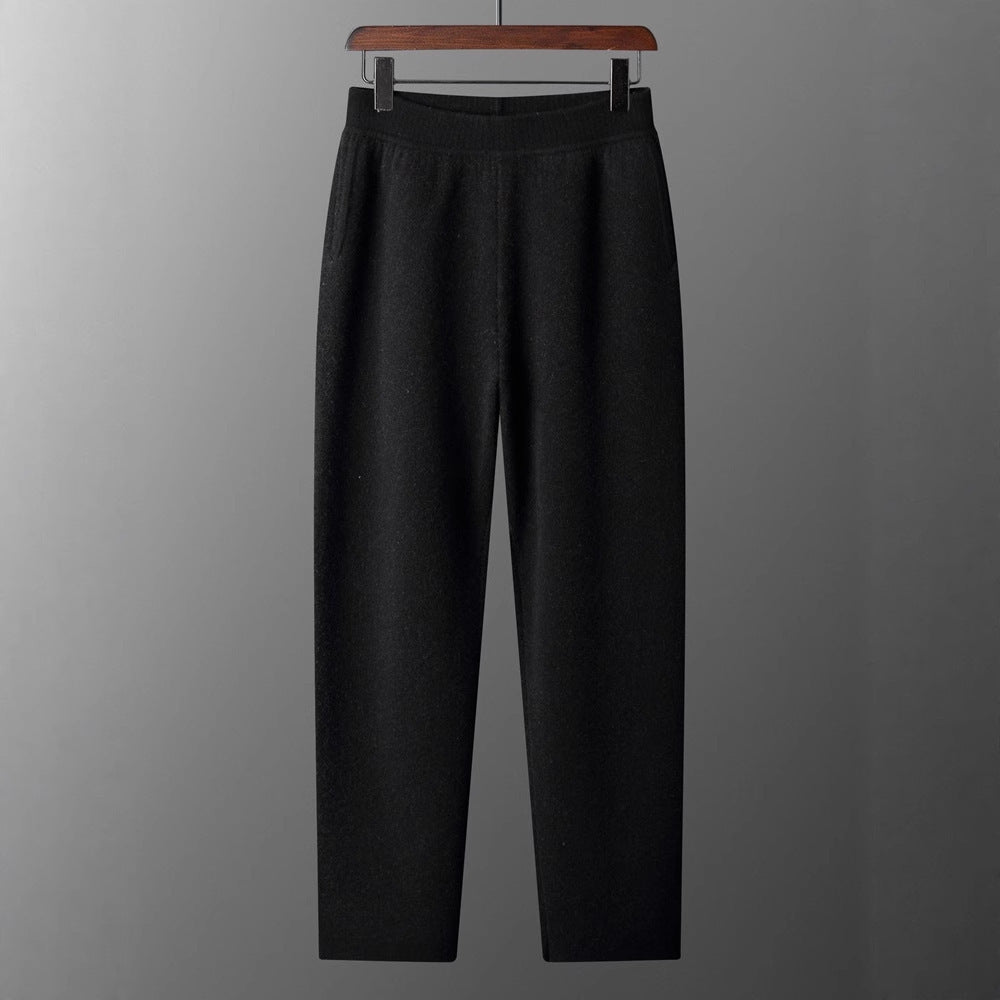 Men's Thick Cashmere Pants High Waist MerchMallow